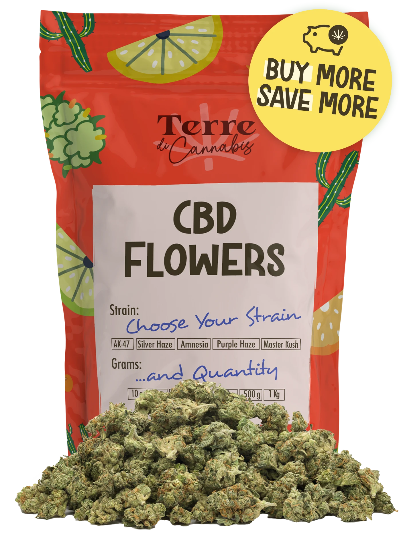 Extra Large | Fiori di CBD 250g / 1 Kg