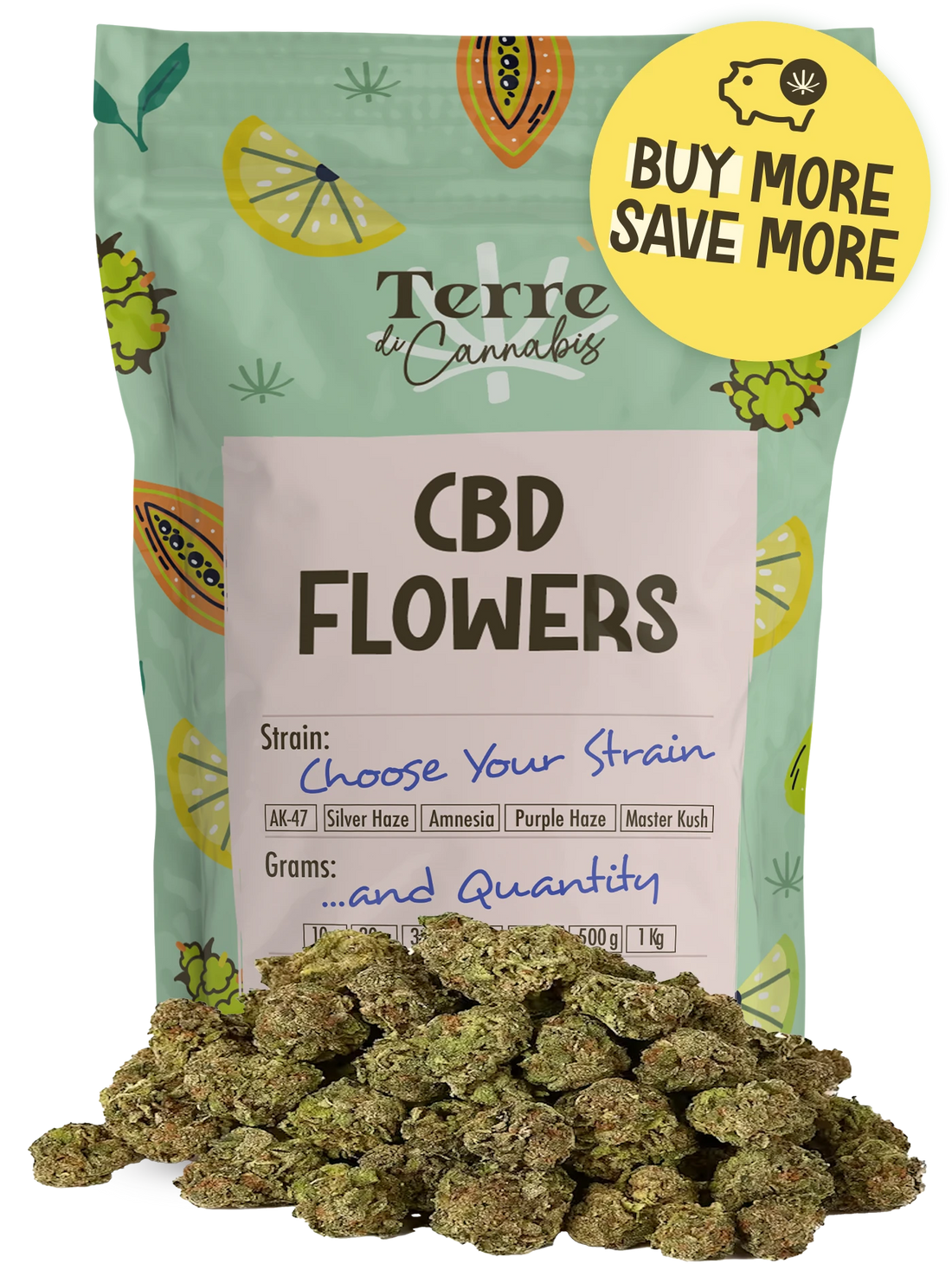 Giant CBD Flowers (10g - 1kg) 