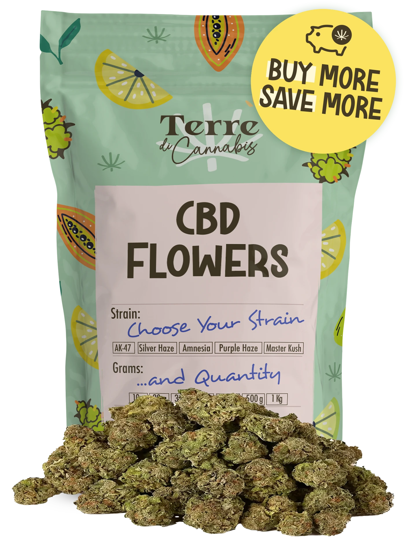 Giant CBD Flowers (10g - 1kg) 