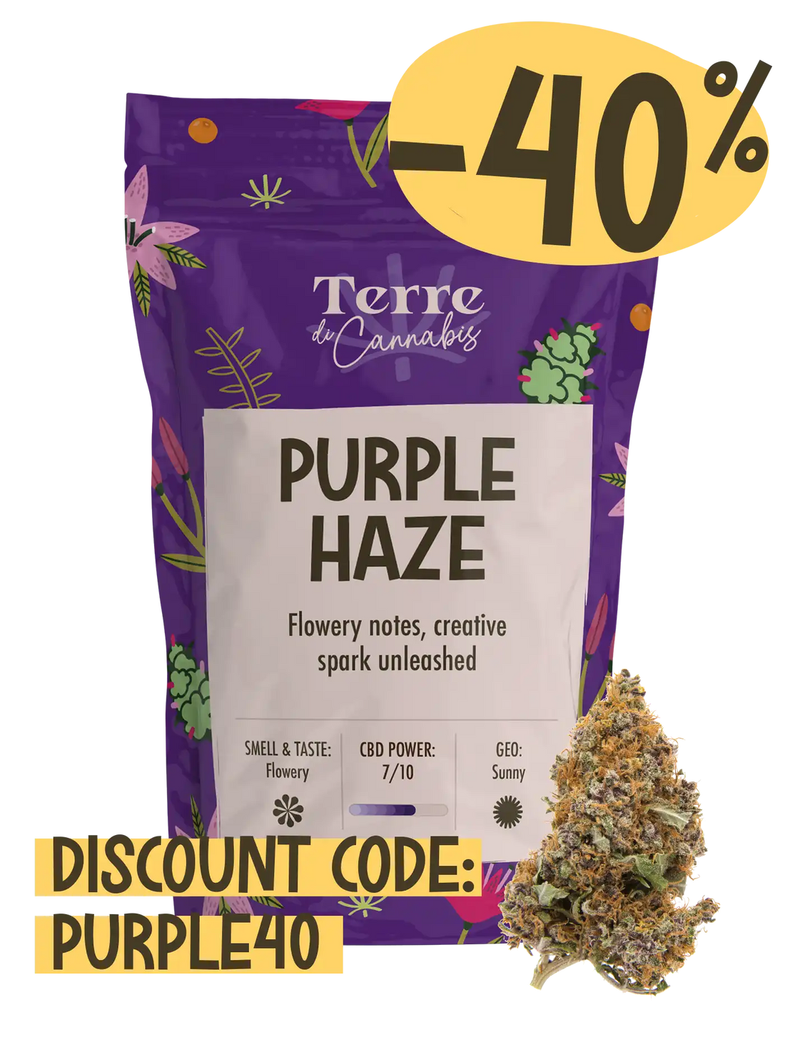 Purple Haze | Flores CBD