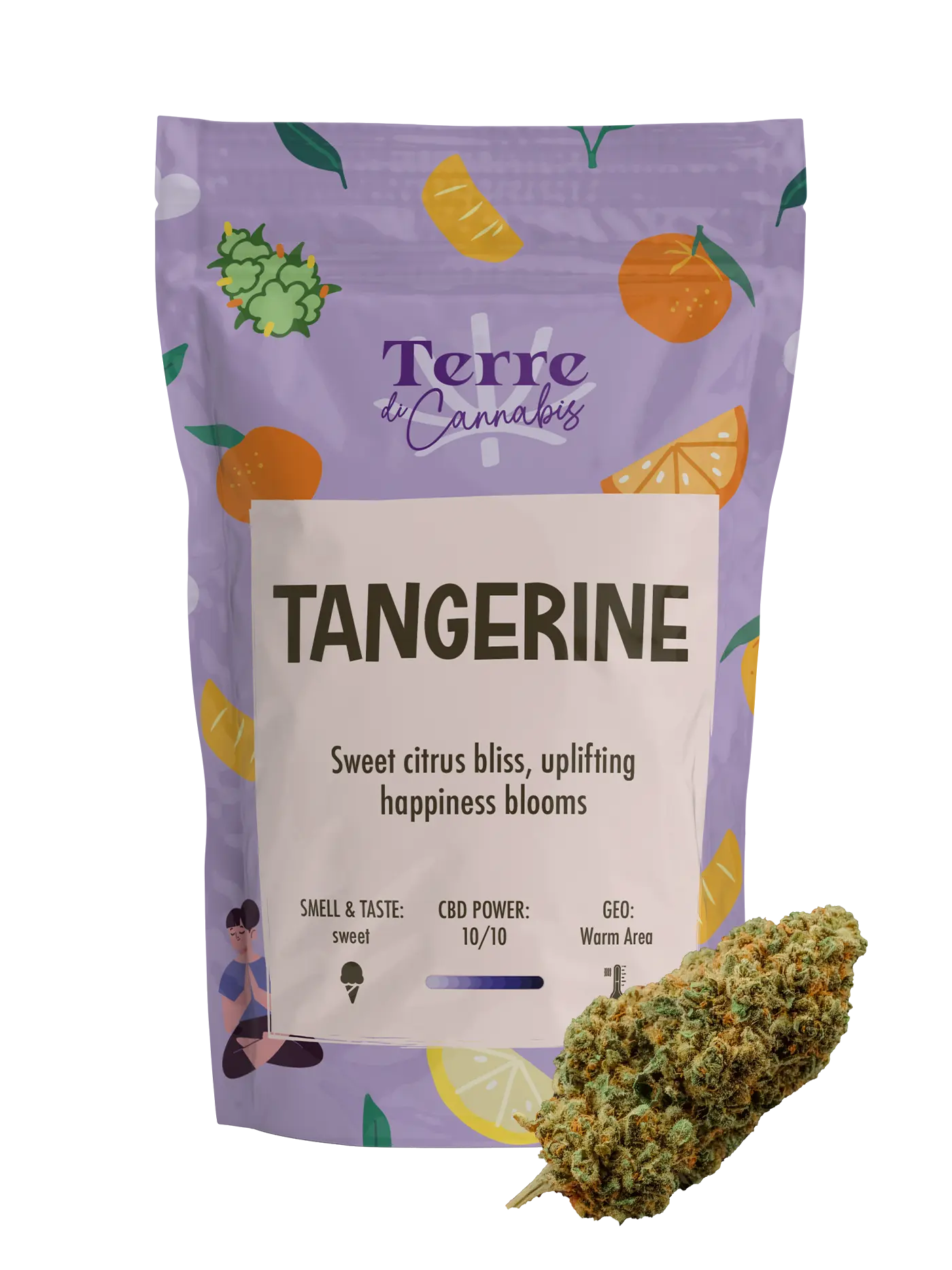 Tangerine weed | 20g. | CBD Flowers